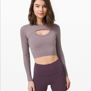 Lululemon Better Best Long Sleeve sz6 lunar rock